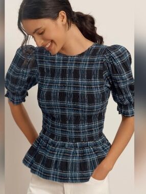 Damson Madder Bluebelle Blouse EU Size 18/US size 14